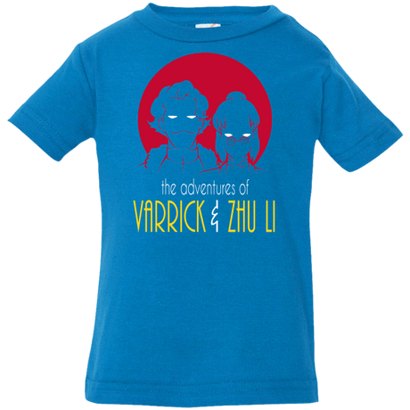 T-Shirts Cobalt / 6 Months Adventures of Varrick & Zhu Li Infant Premium T-Shirt