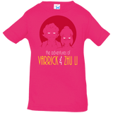 T-Shirts Hot Pink / 6 Months Adventures of Varrick & Zhu Li Infant Premium T-Shirt