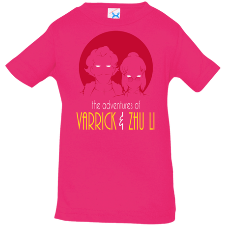 T-Shirts Hot Pink / 6 Months Adventures of Varrick & Zhu Li Infant Premium T-Shirt