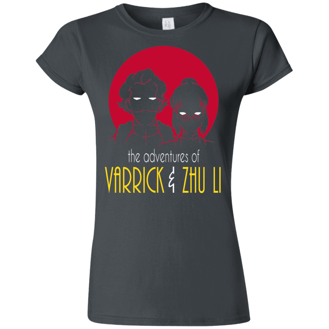 T-Shirts Charcoal / S Adventures of Varrick & Zhu Li Junior Slimmer-Fit T-Shirt