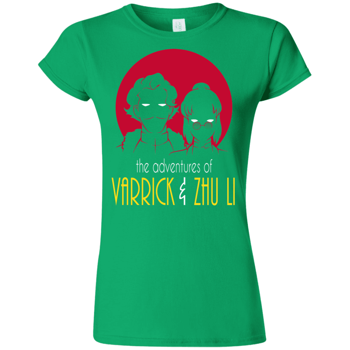 T-Shirts Irish Green / S Adventures of Varrick & Zhu Li Junior Slimmer-Fit T-Shirt