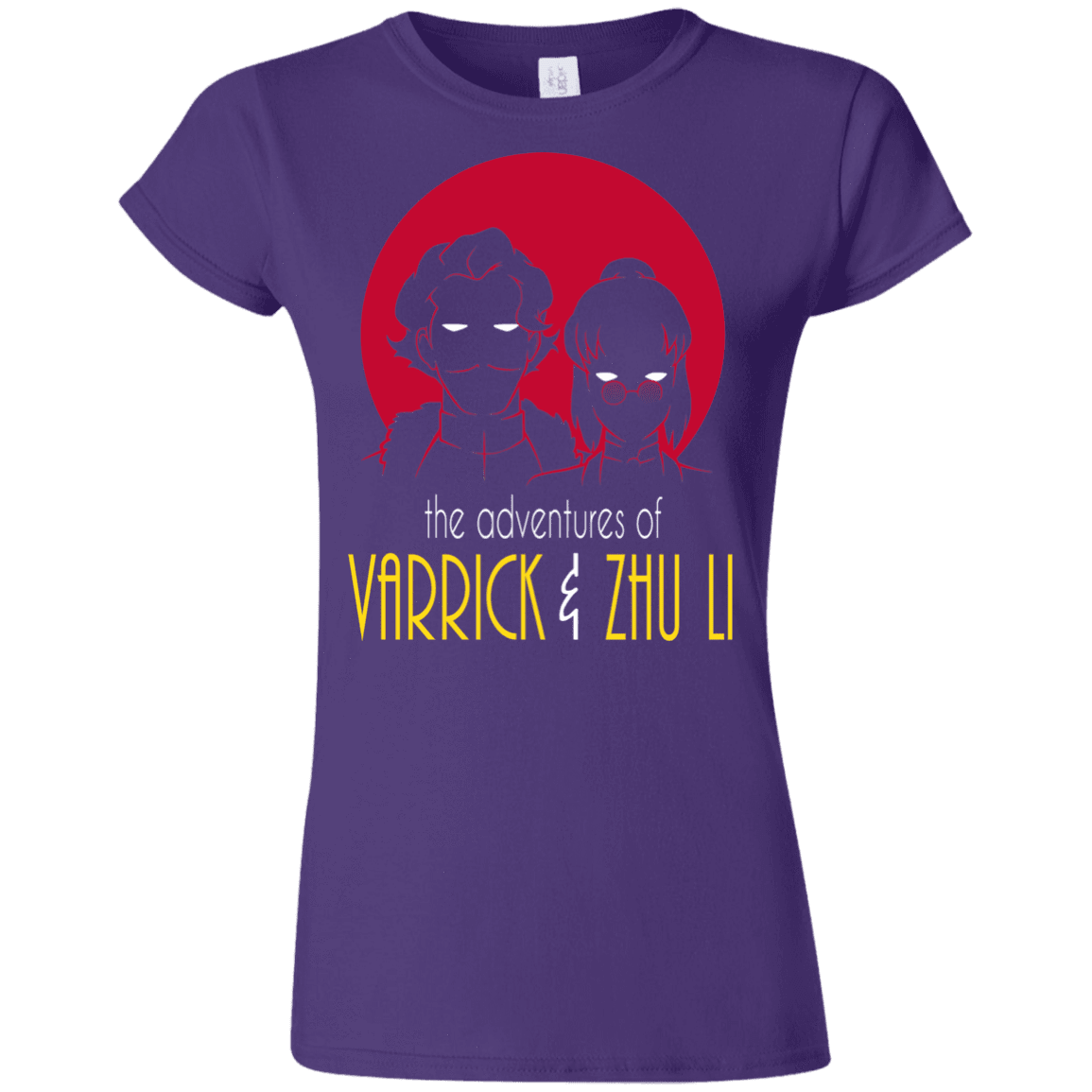 T-Shirts Purple / S Adventures of Varrick & Zhu Li Junior Slimmer-Fit T-Shirt