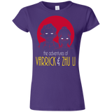 T-Shirts Purple / S Adventures of Varrick & Zhu Li Junior Slimmer-Fit T-Shirt