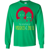 T-Shirts Irish Green / S Adventures of Varrick & Zhu Li Men's Long Sleeve T-Shirt