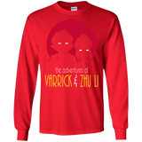 T-Shirts Red / S Adventures of Varrick & Zhu Li Men's Long Sleeve T-Shirt