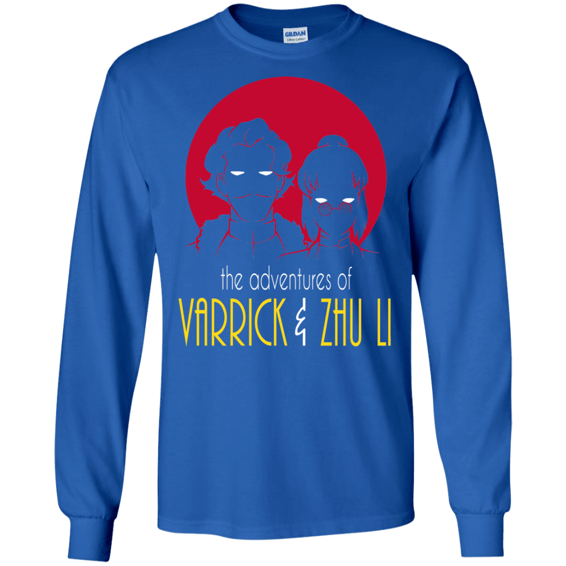 T-Shirts Royal / S Adventures of Varrick & Zhu Li Men's Long Sleeve T-Shirt