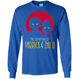 T-Shirts Royal / S Adventures of Varrick & Zhu Li Men's Long Sleeve T-Shirt