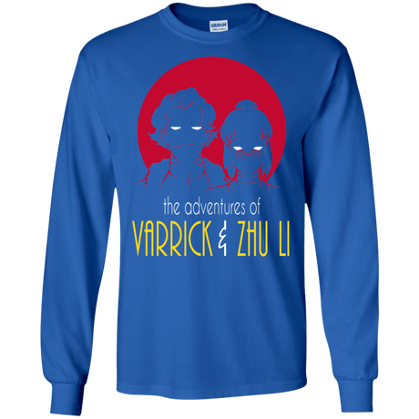 T-Shirts Royal / S Adventures of Varrick & Zhu Li Men's Long Sleeve T-Shirt