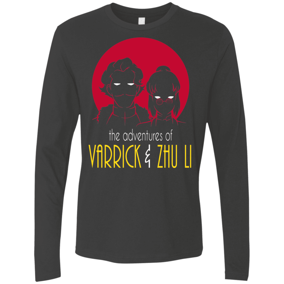 T-Shirts Heavy Metal / S Adventures of Varrick & Zhu Li Men's Premium Long Sleeve