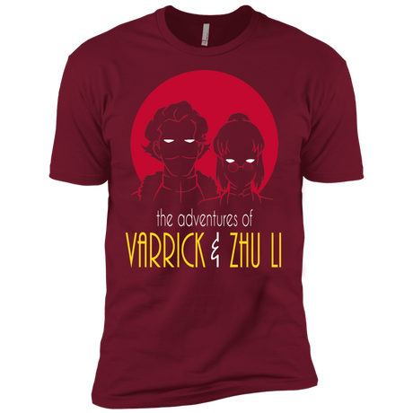 T-Shirts Cardinal / X-Small Adventures of Varrick & Zhu Li Men's Premium T-Shirt