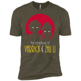 T-Shirts Military Green / X-Small Adventures of Varrick & Zhu Li Men's Premium T-Shirt
