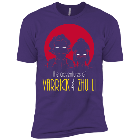 T-Shirts Purple Rush/ / X-Small Adventures of Varrick & Zhu Li Men's Premium T-Shirt