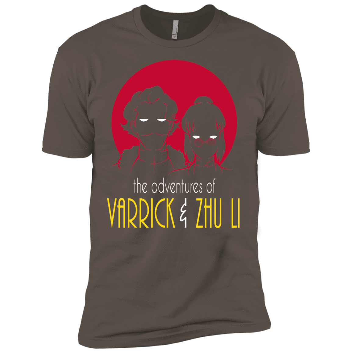 T-Shirts Warm Grey / X-Small Adventures of Varrick & Zhu Li Men's Premium T-Shirt