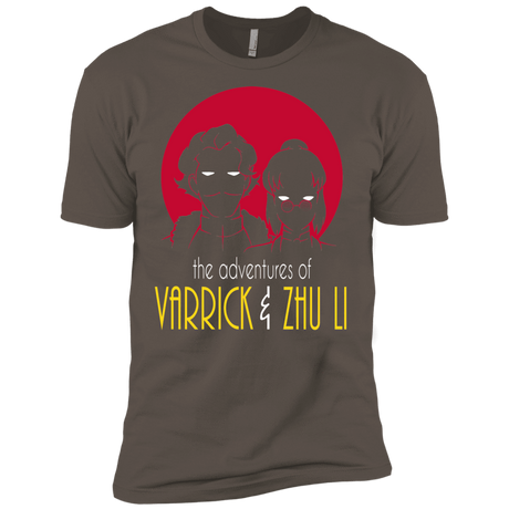 T-Shirts Warm Grey / X-Small Adventures of Varrick & Zhu Li Men's Premium T-Shirt