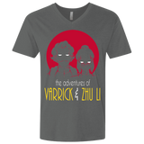 T-Shirts Heavy Metal / X-Small Adventures of Varrick & Zhu Li Men's Premium V-Neck