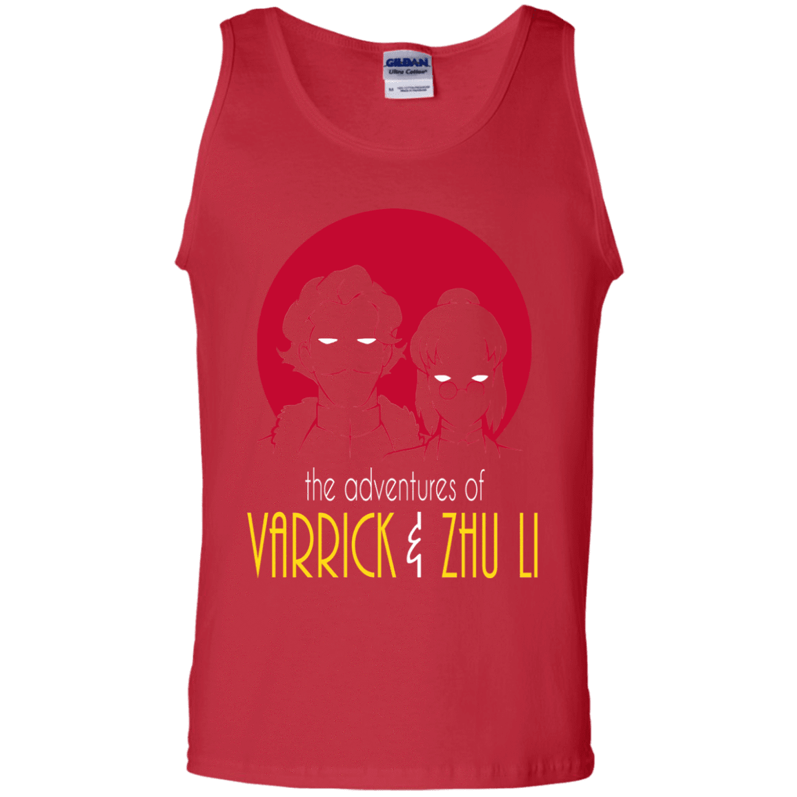 T-Shirts Red / S Adventures of Varrick & Zhu Li Men's Tank Top