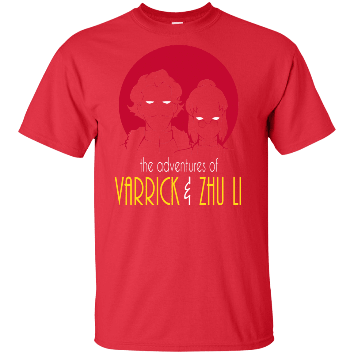 T-Shirts Red / XLT Adventures of Varrick & Zhu Li Tall T-Shirt