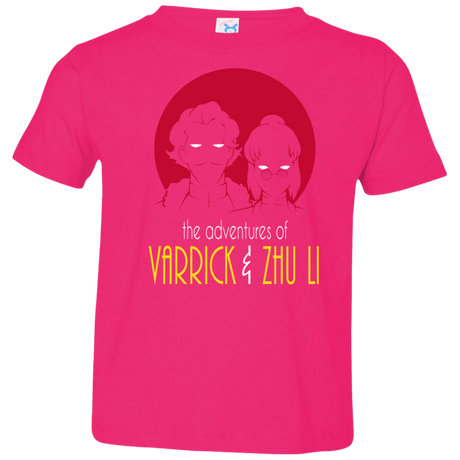 T-Shirts Hot Pink / 2T Adventures of Varrick & Zhu Li Toddler Premium T-Shirt