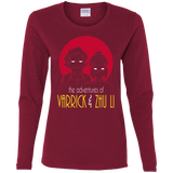 T-Shirts Cardinal / S Adventures of Varrick & Zhu Li Women's Long Sleeve T-Shirt