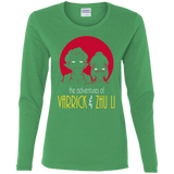 T-Shirts Irish Green / S Adventures of Varrick & Zhu Li Women's Long Sleeve T-Shirt