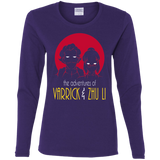 T-Shirts Purple / S Adventures of Varrick & Zhu Li Women's Long Sleeve T-Shirt