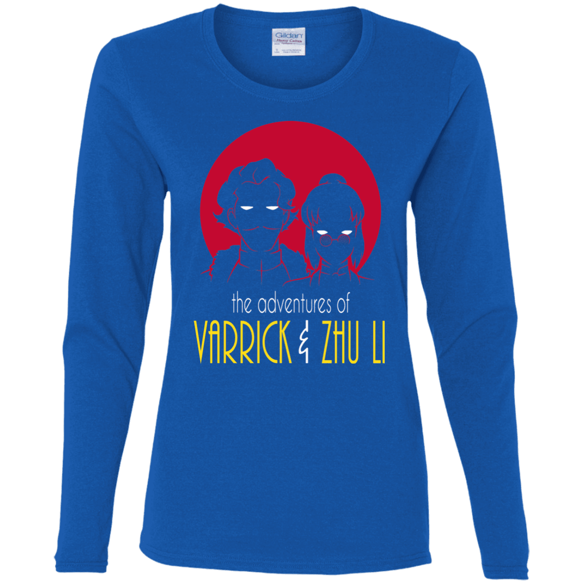 T-Shirts Royal / S Adventures of Varrick & Zhu Li Women's Long Sleeve T-Shirt