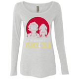 T-Shirts Heather White / S Adventures of Varrick & Zhu Li Women's Triblend Long Sleeve Shirt