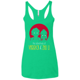 T-Shirts Envy / X-Small Adventures of Varrick & Zhu Li Women's Triblend Racerback Tank