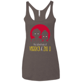 T-Shirts Macchiato / X-Small Adventures of Varrick & Zhu Li Women's Triblend Racerback Tank