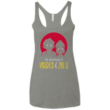 T-Shirts Venetian Grey / X-Small Adventures of Varrick & Zhu Li Women's Triblend Racerback Tank