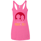T-Shirts Vintage Pink / X-Small Adventures of Varrick & Zhu Li Women's Triblend Racerback Tank