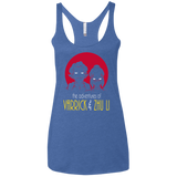 T-Shirts Vintage Royal / X-Small Adventures of Varrick & Zhu Li Women's Triblend Racerback Tank