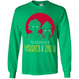 T-Shirts Irish Green / YS Adventures of Varrick & Zhu Li Youth Long Sleeve T-Shirt