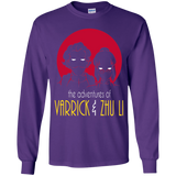 T-Shirts Purple / YS Adventures of Varrick & Zhu Li Youth Long Sleeve T-Shirt
