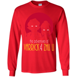 T-Shirts Red / YS Adventures of Varrick & Zhu Li Youth Long Sleeve T-Shirt