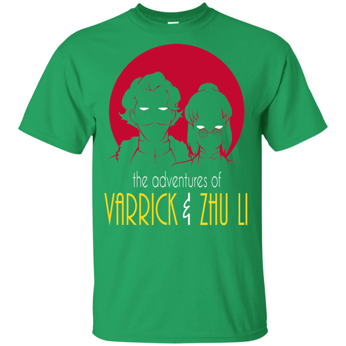 T-Shirts Irish Green / YXS Adventures of Varrick & Zhu Li Youth T-Shirt