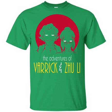 T-Shirts Irish Green / YXS Adventures of Varrick & Zhu Li Youth T-Shirt