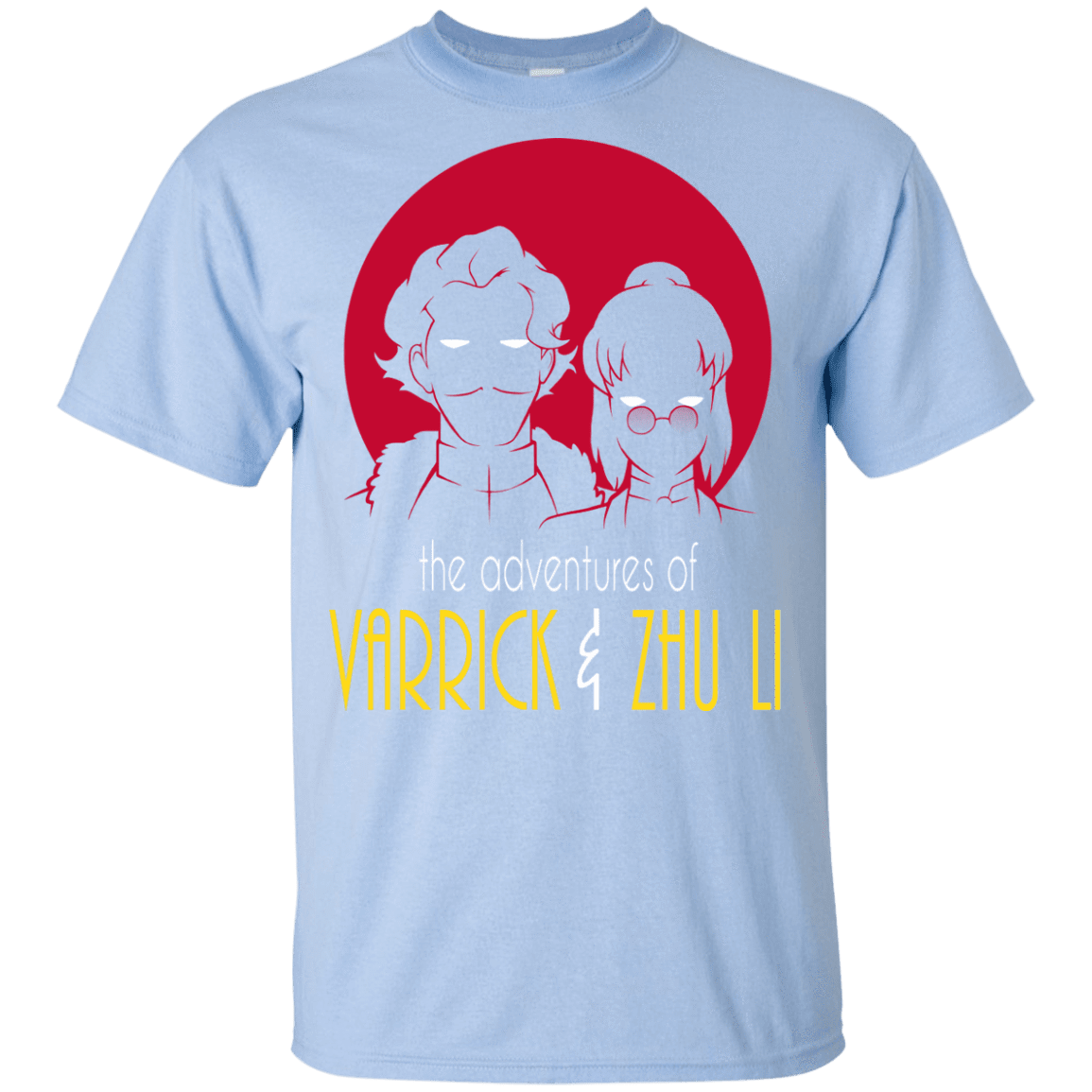 T-Shirts Light Blue / YXS Adventures of Varrick & Zhu Li Youth T-Shirt