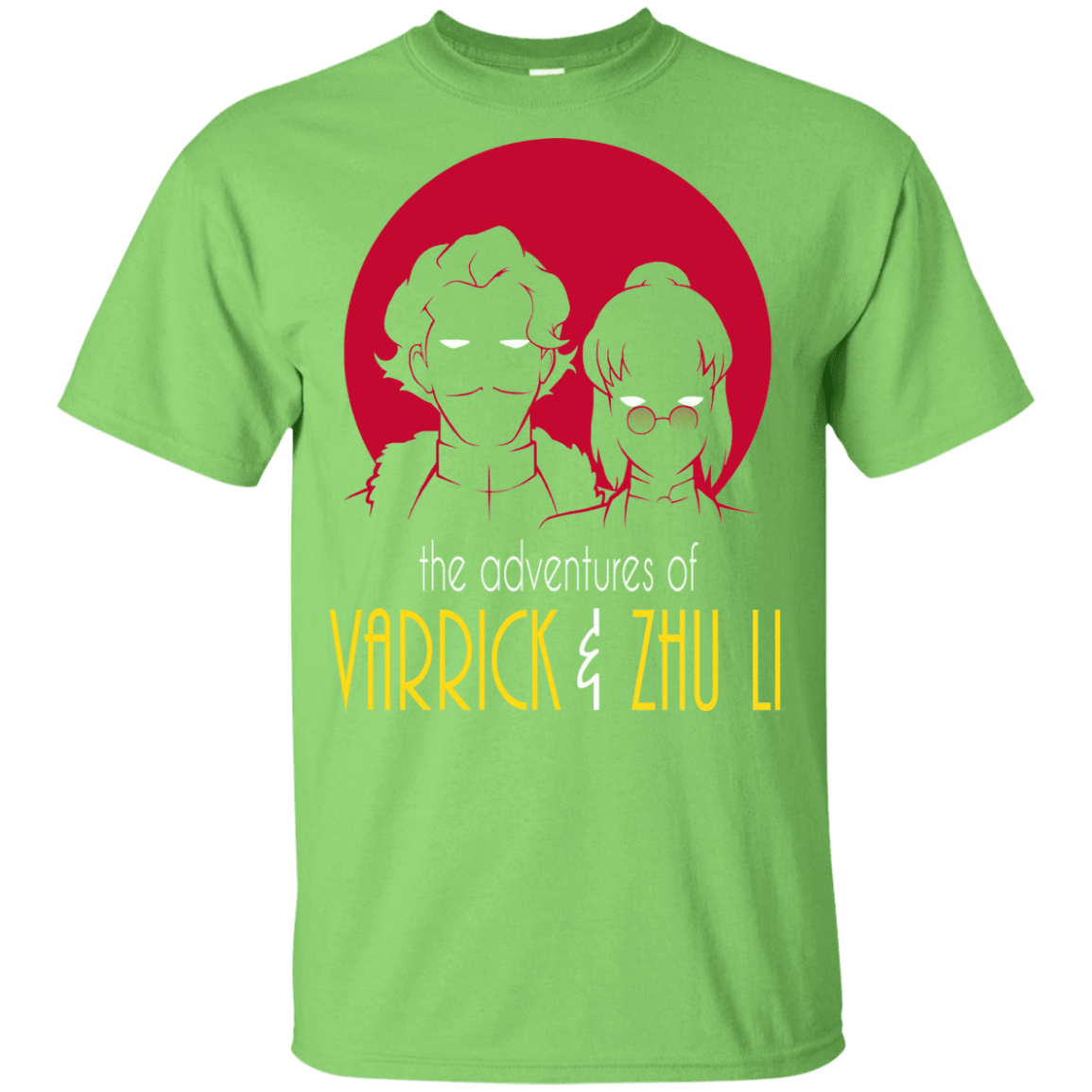 T-Shirts Lime / YXS Adventures of Varrick & Zhu Li Youth T-Shirt