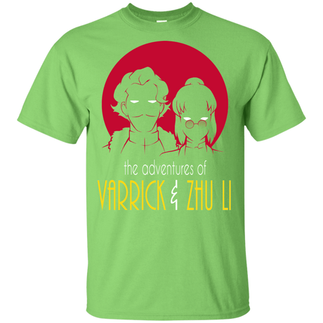 T-Shirts Lime / YXS Adventures of Varrick & Zhu Li Youth T-Shirt