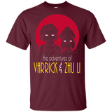 T-Shirts Maroon / YXS Adventures of Varrick & Zhu Li Youth T-Shirt