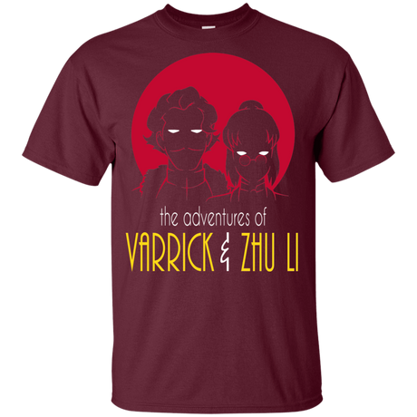 T-Shirts Maroon / YXS Adventures of Varrick & Zhu Li Youth T-Shirt