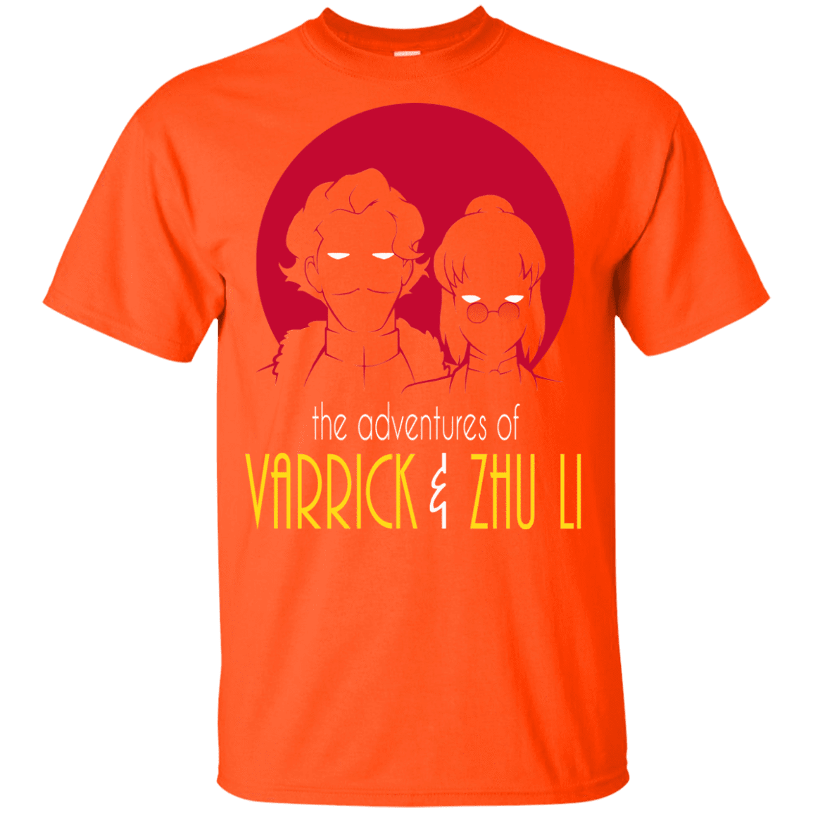 T-Shirts Orange / YXS Adventures of Varrick & Zhu Li Youth T-Shirt