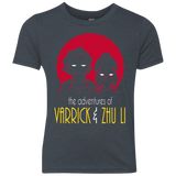 T-Shirts Vintage Navy / YXS Adventures of Varrick & Zhu Li Youth Triblend T-Shirt