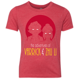 T-Shirts Vintage Red / YXS Adventures of Varrick & Zhu Li Youth Triblend T-Shirt