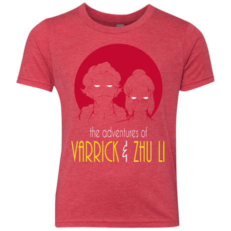 T-Shirts Vintage Red / YXS Adventures of Varrick & Zhu Li Youth Triblend T-Shirt