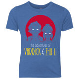 T-Shirts Vintage Royal / YXS Adventures of Varrick & Zhu Li Youth Triblend T-Shirt