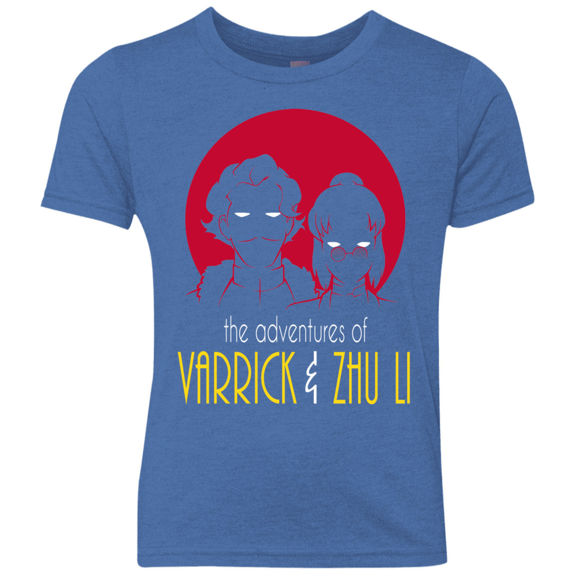 T-Shirts Vintage Royal / YXS Adventures of Varrick & Zhu Li Youth Triblend T-Shirt