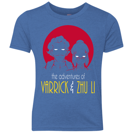 T-Shirts Vintage Royal / YXS Adventures of Varrick & Zhu Li Youth Triblend T-Shirt