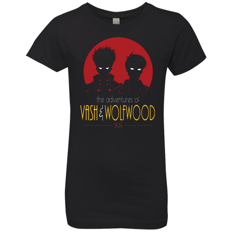 T-Shirts Black / YXS Adventures of Vash & Wolfwood Girls Premium T-Shirt